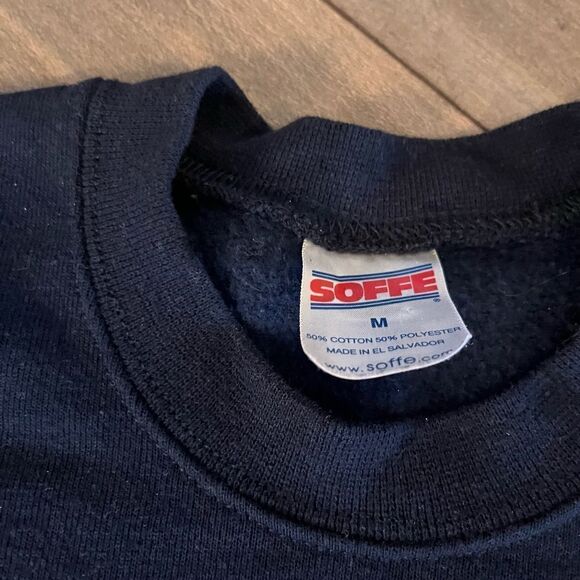 Vintage Soffe Navy Blue Athletic Crewneck Men Medium - Picture 4 of 5